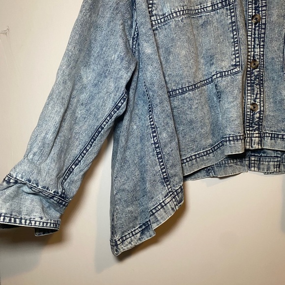 We The Free Blue Denim Style Jacket XS - Picture 3 of 9